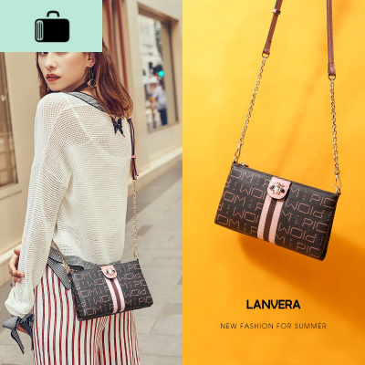 小包包 女包新款2020新款单肩斜挎包ins网红百搭时尚链条小方包潮NEW LAKE女斜挎包