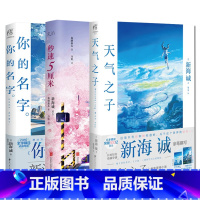 [正版]3册 天气之子2019新海诚新作+你的名字+秒速5厘米 日本青春文学 新海诚天氣之子电影原著动漫中文小说书籍