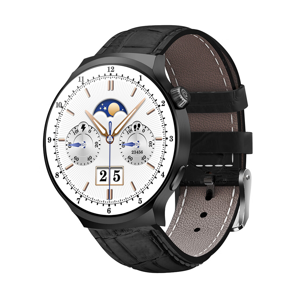 爱国者(aigo)V8 AI版智能手表升级AI交互翻译健康监测睡眠心率多功能蓝牙通话运动手环节日送礼黑色