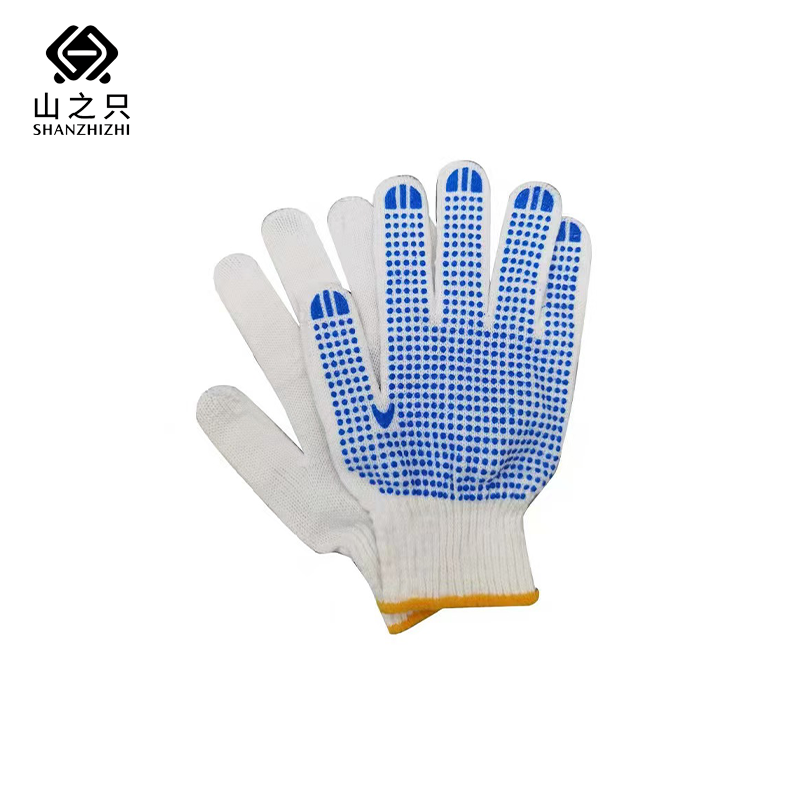 山之只 纱线点胶手套 均码 双