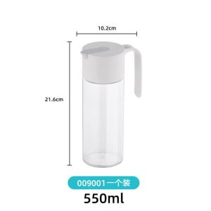 茶花玻璃油壶家用厨房酱油瓶自动开合油罐油瓶大容量
