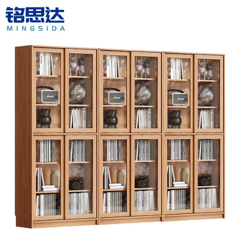 铭思达实木书柜2.7米台