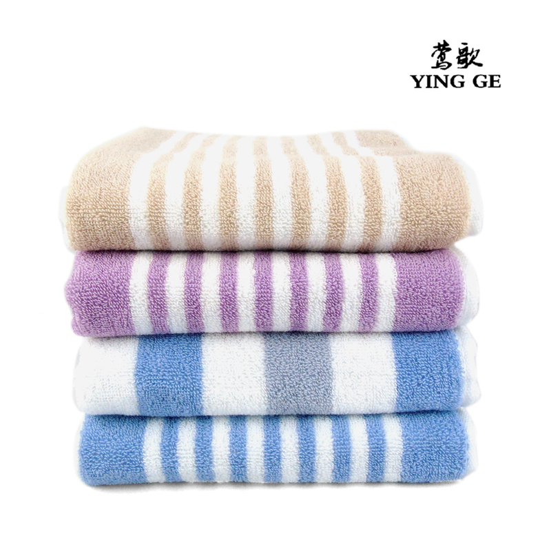 莺歌提花细条纹毛巾75*35条