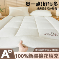 A类母婴级100%新疆棉花垫被软垫家用加厚褥子学生宿舍单人床垫子