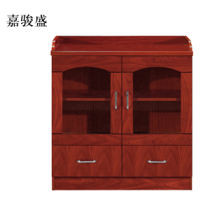 嘉骏盛胡桃色餐边柜简约茶水柜二门800*400*860