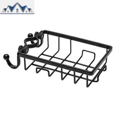 厨房铁艺收纳水龙头置物架海绵沥水架水收纳架抹布架 三维工匠