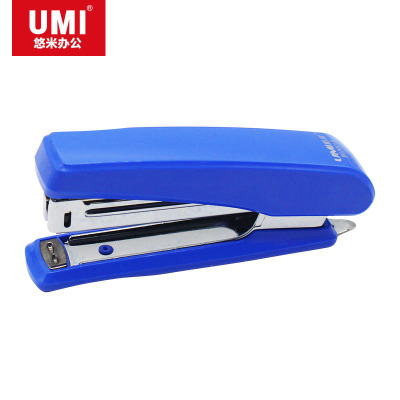 悠米 经济型普通订书机 10# B03001B 蓝 2个装