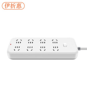 伊折惠 YZHGW-0915 总控8位5米 插排 (计价单位:个) 白色