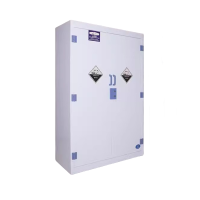 迅迈 45加仑pp药品柜 实验室试剂强酸碱储存柜子防腐蚀双锁器皿柜PP酸碱试剂柜