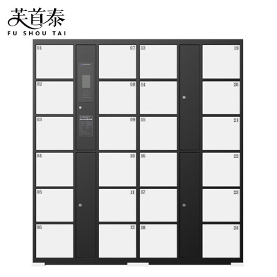 芙首泰智能存包柜人脸识别24门1700*460*1800mm台