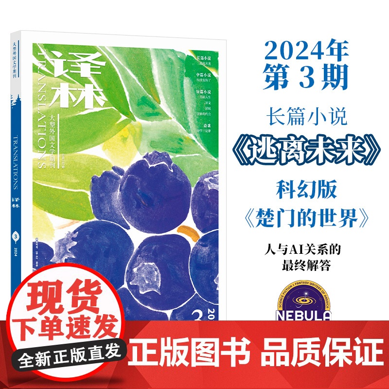 2024年《译林》杂志第三期 译林出版社店正版 大型外国文学期刊译林杂志 长篇小说中短篇小说