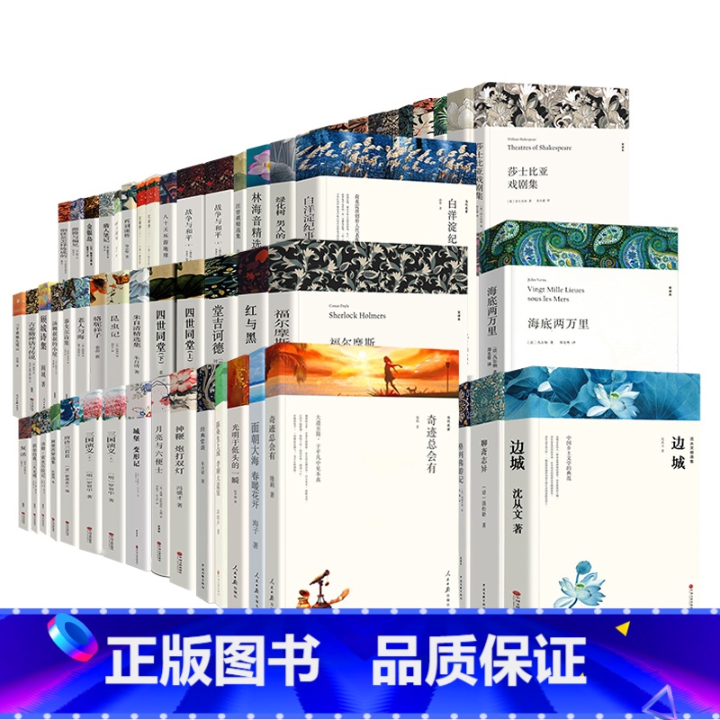盛世搏文世界名著75册 [正版]世界名著75册单本套装任选童年边城经典常城南旧事鲁滨孙漂流记爱的教育受戒汪曾祺沈从文散文