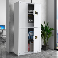 格具(GEJU)钢制通双节带斗指纹密码锁保密柜资料档案柜900*420*1850mm