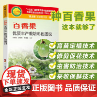百香果优质丰产栽培彩色图说 百香果栽培种植技术大全书籍百香果树种植方法病虫害防治技术基础入门果园施肥管理修剪整形