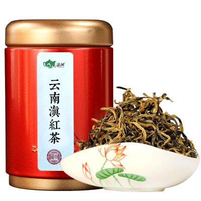 滇湘2021年春茶云南滇红茶50g/罐装功夫红茶高山春茶红茶茗茶