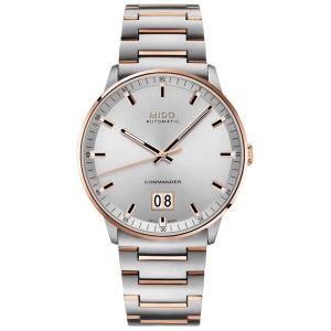 Mido全自动机械男表瑞士进口玫瑰金不锈钢腕表42毫米 Two_Tone