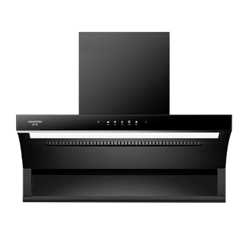 创维(Skyworth)7字型油烟机顶侧双吸抽油烟机家用19立方大吸力吸油烟机挥手智控自动清洗厨房吸烟机Y708