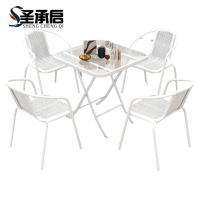 圣承启 桌椅组合 70cm+4椅 套