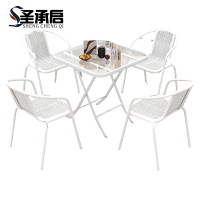 圣承启 桌椅组合 70cm+4椅 套