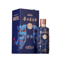 茅台 醒狮戏珠 53度酱香型白酒 500ml单瓶