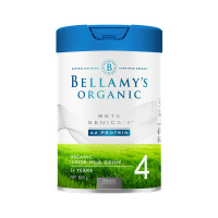 原装进口澳洲澳洲贝拉米白金版有机A2婴儿配方奶粉4段(2周岁以上)800g