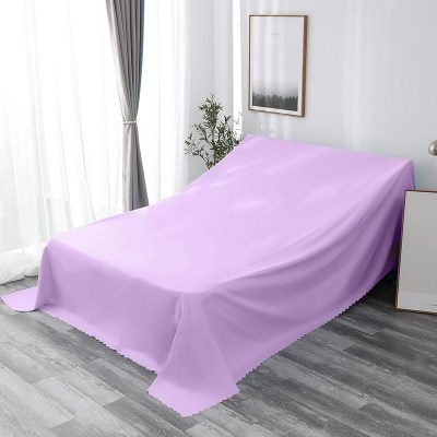 家具沙发防尘布料遮灰布装修遮卧室客厅床防尘罩大盖布挡灰布 浅紫 2.4*3.0m(贵妃椅二人沙发)
