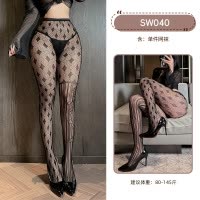 九里晴川SW040菱形小网裤袜性感风菱形格子条纹碰撞丝袜美腿塑性 九里晴川SW040[菱形小网裤袜] 均码