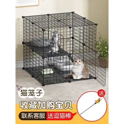 猫笼子别墅家用室内猫咪窝超大号自由空间小型可放猫砂盆猫舍享弗