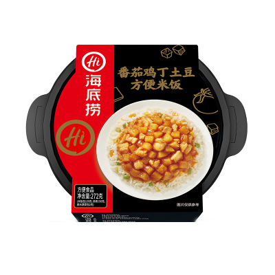 海底捞番茄鸡丁土豆方便米饭272g1碗3件
