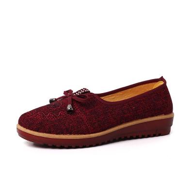 奔典品牌春秋老北京布鞋老人女鞋软底防滑透气鞋休闲中老年大码奶奶单鞋