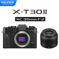 [相机+镜头]富士X-T30 Mark II 二代 黑色 微单相机+ XC 35mm F2 定焦镜头