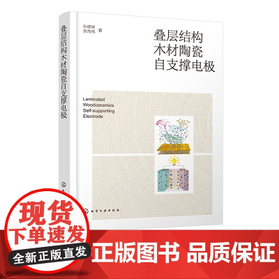 叠层结构木材陶瓷自支撑电极 木材陶瓷 电极材料 电化学储能 木材陶瓷 生物质材料及电化学储能材料等研究应用技术人员参考书