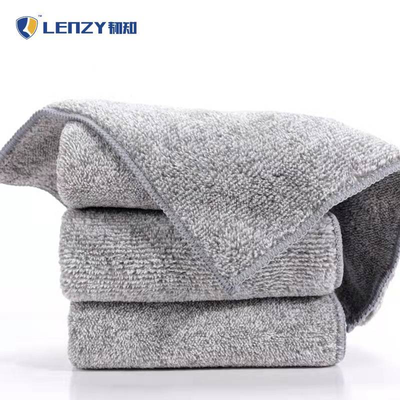 LENZY 韧知 抹布 浅灰色(20*20cm)/块