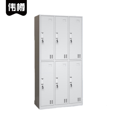 伟樽六门钢制衣柜定制台