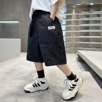 男童工装短裤夏季薄款2025新款中大儿童夏款裤子男孩五分裤炸街潮