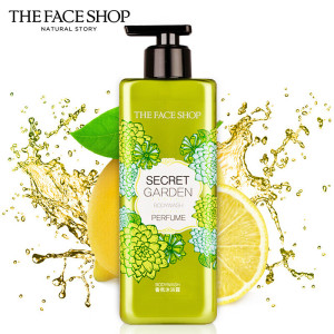 菲诗小铺/THE FACESHOP 秘密花园香氛沐浴露500ml(柠檬香型)男女通用香体沐浴乳