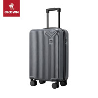 皇冠CROWN行李箱拉杆箱 C-F2029H/20 银灰 20英寸 可登机
