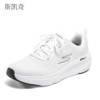 斯凯奇 女夏季减震小白鞋128319-WHT双