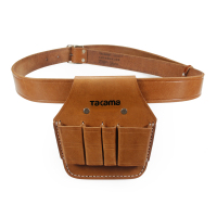 高松 takama 电工皮带纯牛皮电工腰带皮套工具包钳套电工五联皮三联皮五联 头层套装:四联+腰带 705014