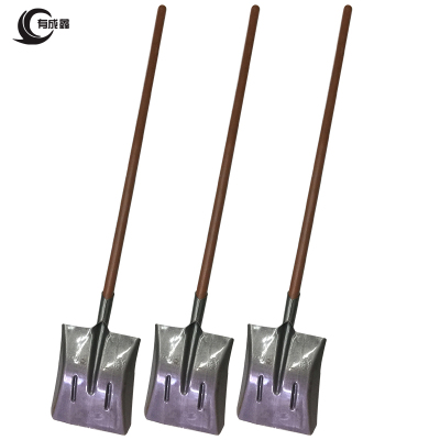 有成鑫 带柄方锹 带把铁锹 锰钢锹 1.5米/把