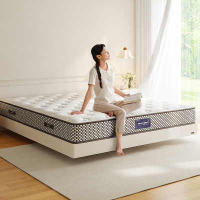 全友家居独立袋装弹簧床垫1.8x2米席梦思护脊双人床垫子家用
