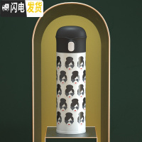 三维工匠保温杯男女小学生不锈钢便携情侣简约水杯刻字儿童可爱 ins 美女