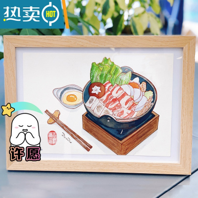 敬平小红书实木画框装裱简约日系相框挂墙a4拼图框定制大尺寸木质框架 原木色[28实木]平面 A3[29.7*42厘米]挂