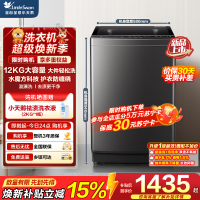 小天鹅(LittleSwan)波轮洗衣机全自动12公斤大容量水魔方防缠绕TB12M09T