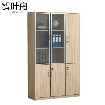 智叶舟办公资料柜三门120*40*200cm台