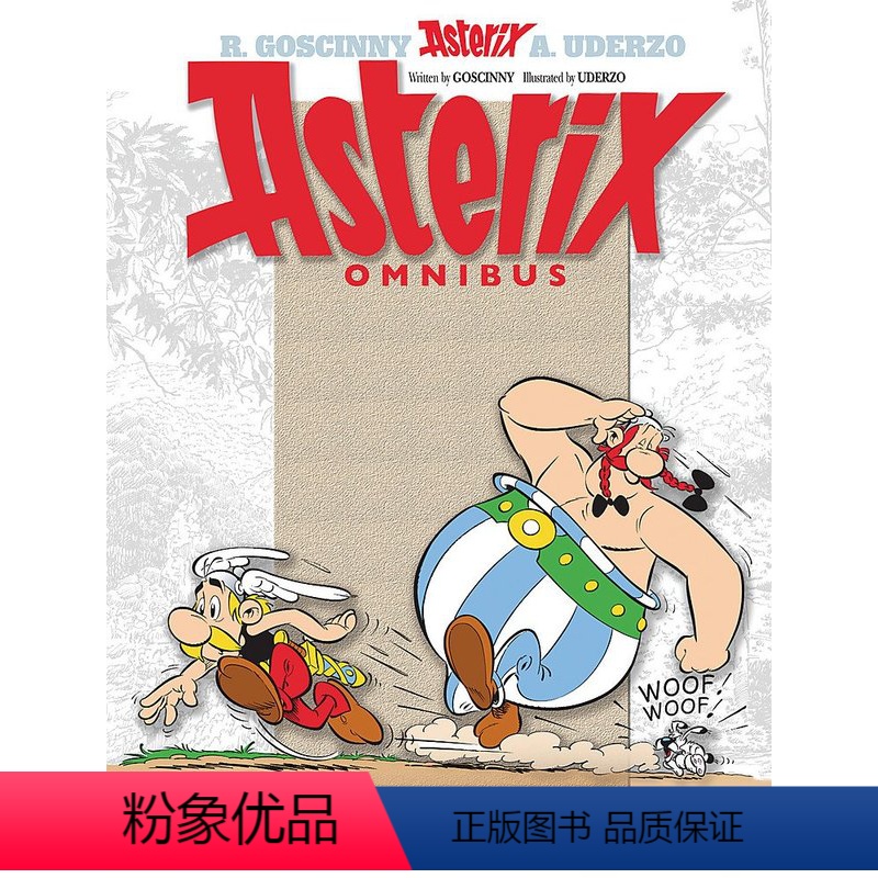 [正版]英文原版 高卢英雄历险记 4-6 合订本 卷二 儿童漫画 Asterix Omnibus 2 角斗士阿斯特克斯