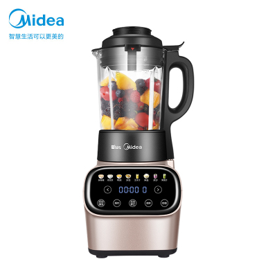美的(Midea)破壁机智能预约家用1.75L升加热全自动多功能榨汁养生辅食豆浆绞肉破壁料理机MJ-PB12P240