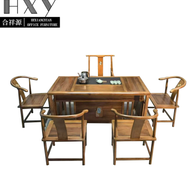 合祥源 ZTJ-CJ14 简约茶桌一桌五椅 1600*800*730mm 单位:套