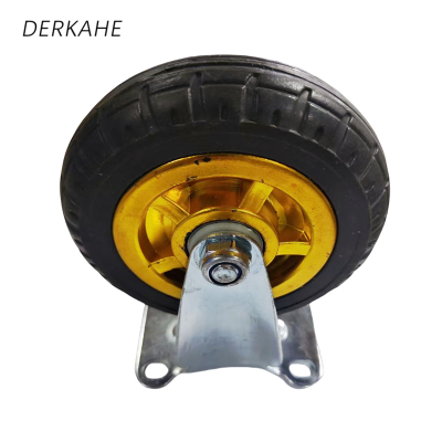 DERKAHE 中型手推车橡胶轮 φ125×32(5寸) 定向款 个