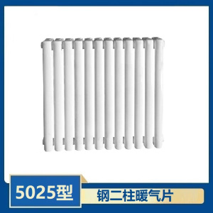 盛京联硕 暖气片 钢制二柱暖气片5025钢制散热器全高600mm中心距530mm总长360mm 6柱 组